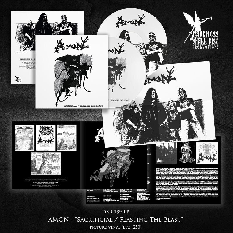 Amon - Sacrificial / Feasting The Beast Pic LP Amon - Sacrificial / Feasting The Beast Pic LP