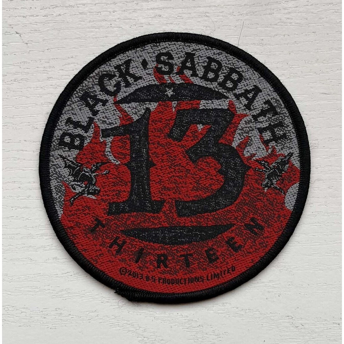 Black Sabbath - 13 / Flames Patch