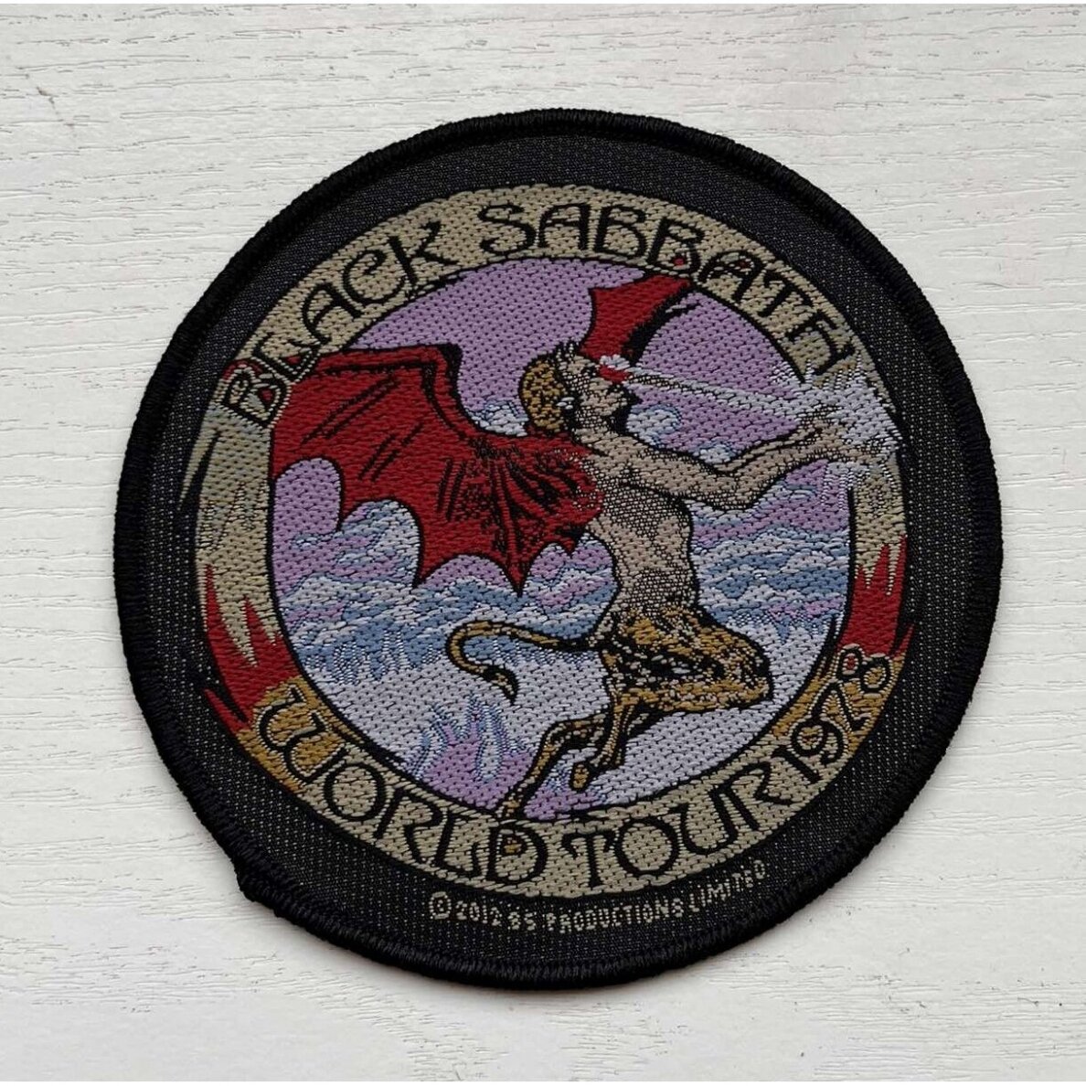 Black Sabbath - World Tour 1978 Patch