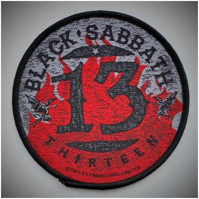 Black Sabbath - 13 / Flames Patch