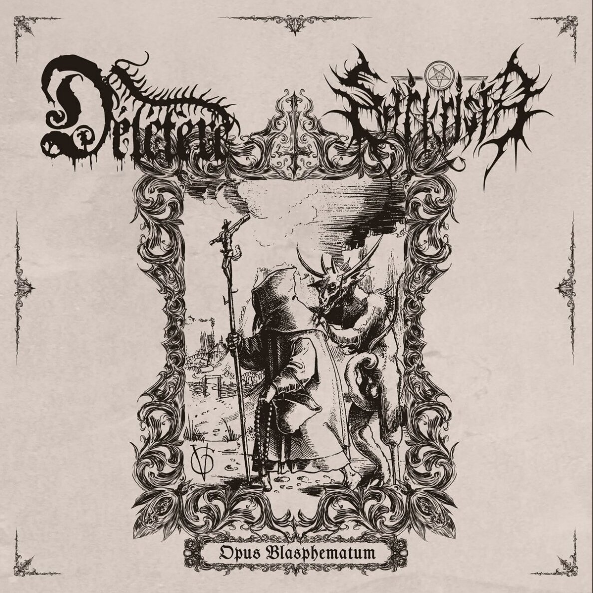 Délétère/Sarkrista - Opus Blasphematum split CD Délétère/Sarkrista - Opus Blasphematum split CD