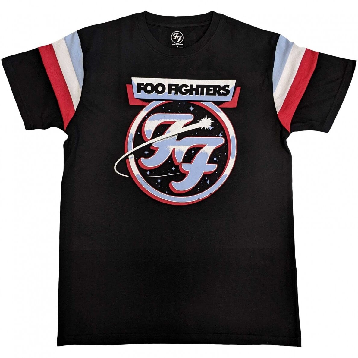 Foo Fighters - Comet Tricolor Ringer T-Shirt Foo Fighters - Comet Tricolor Ringer T-Shirt