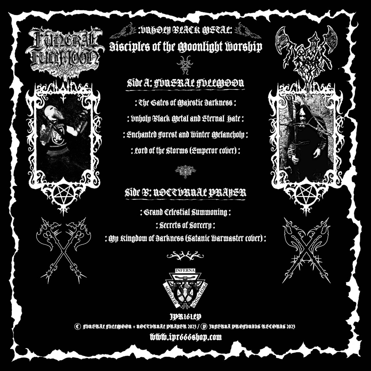 Funeral Fullmoon / Nocturnal Prayer - Disciples of the Moonlight Worship LP 1 Funeral Fullmoon / Nocturnal Prayer - Disciples of the Moonlight Worship LP 1