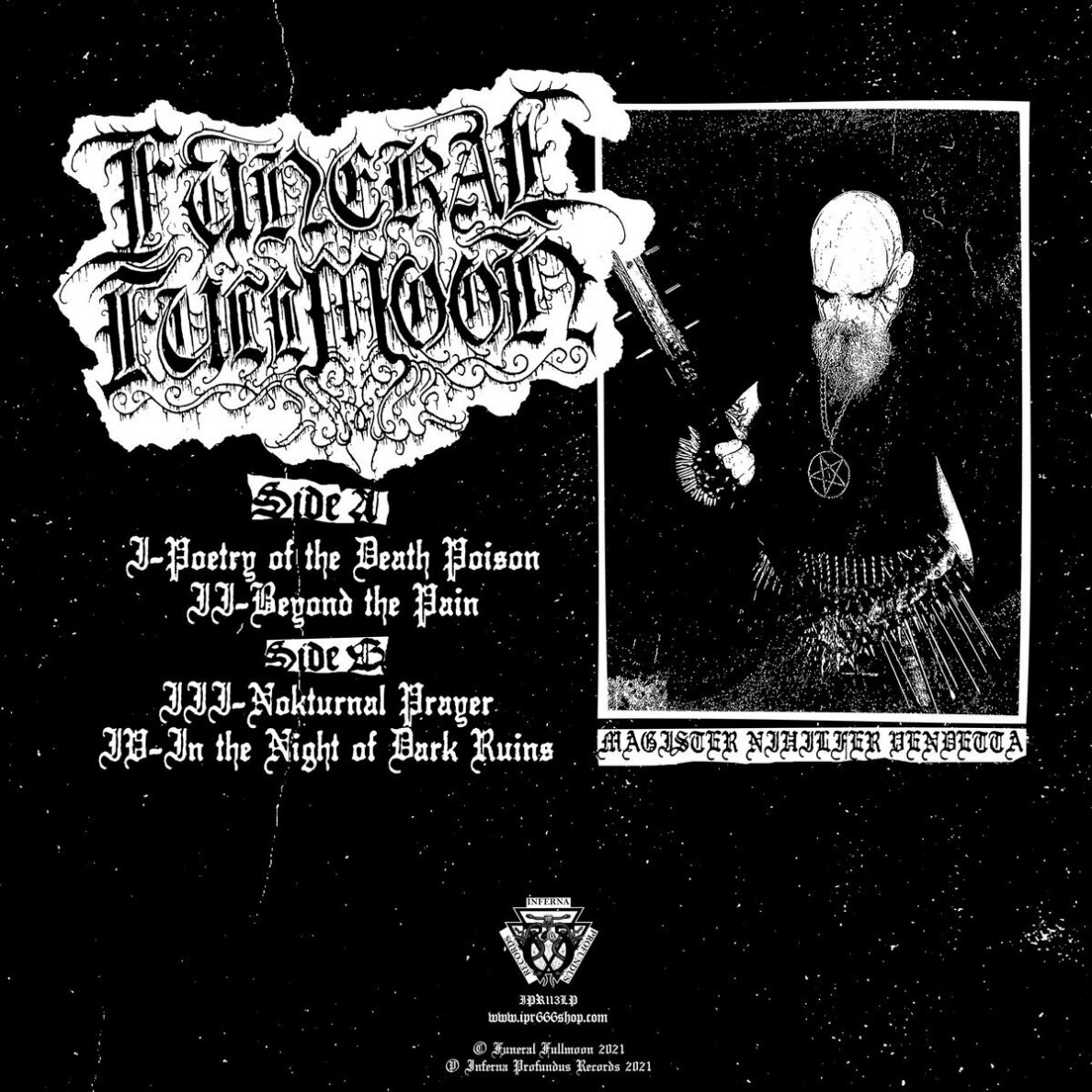 Funeral Fullmoon - Poetry of the Death Poison LP 1 Funeral Fullmoon - Poetry of the Death Poison LP 1
