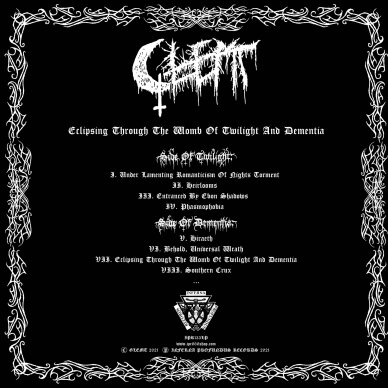 Glemt - Eclipsing Through The Womb Of Twilight And Dementia LP 2