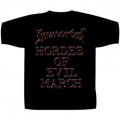 Immortal - Damned In Black T-Shirt 1