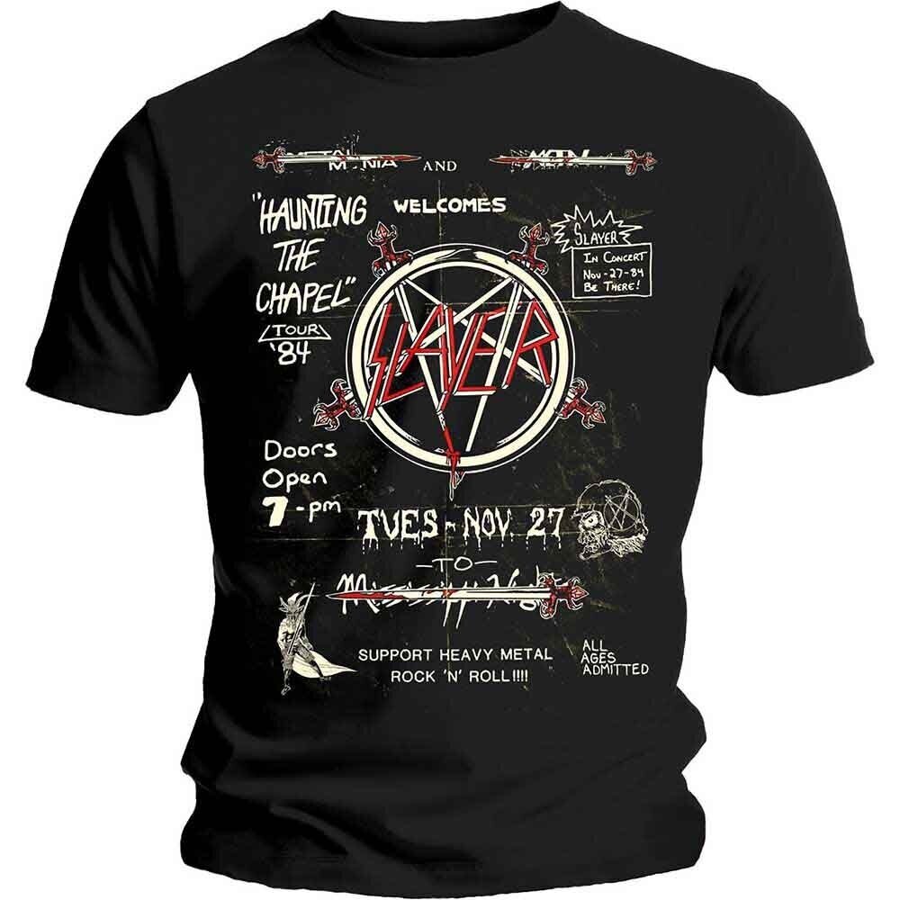 Slayer - Haunting the Chapel '84 Flyer T-Shirt