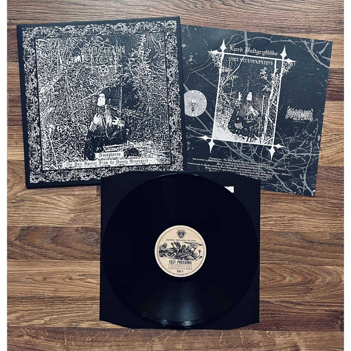 Thagirion Altars - Nosophoros – The Pale Specter From the Unholy Graveyard LP *TEST PRESS* Thagirion Altars - Nosophoros – The Pale Specter From the Unholy Graveyard LP *TEST PRESS*