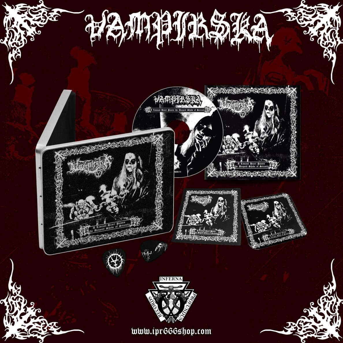 Vampirska - A Liminal Heart Paints the Deepest Shade of Serenity CD Vampirska - A Liminal Heart Paints the Deepest Shade of Serenity CD