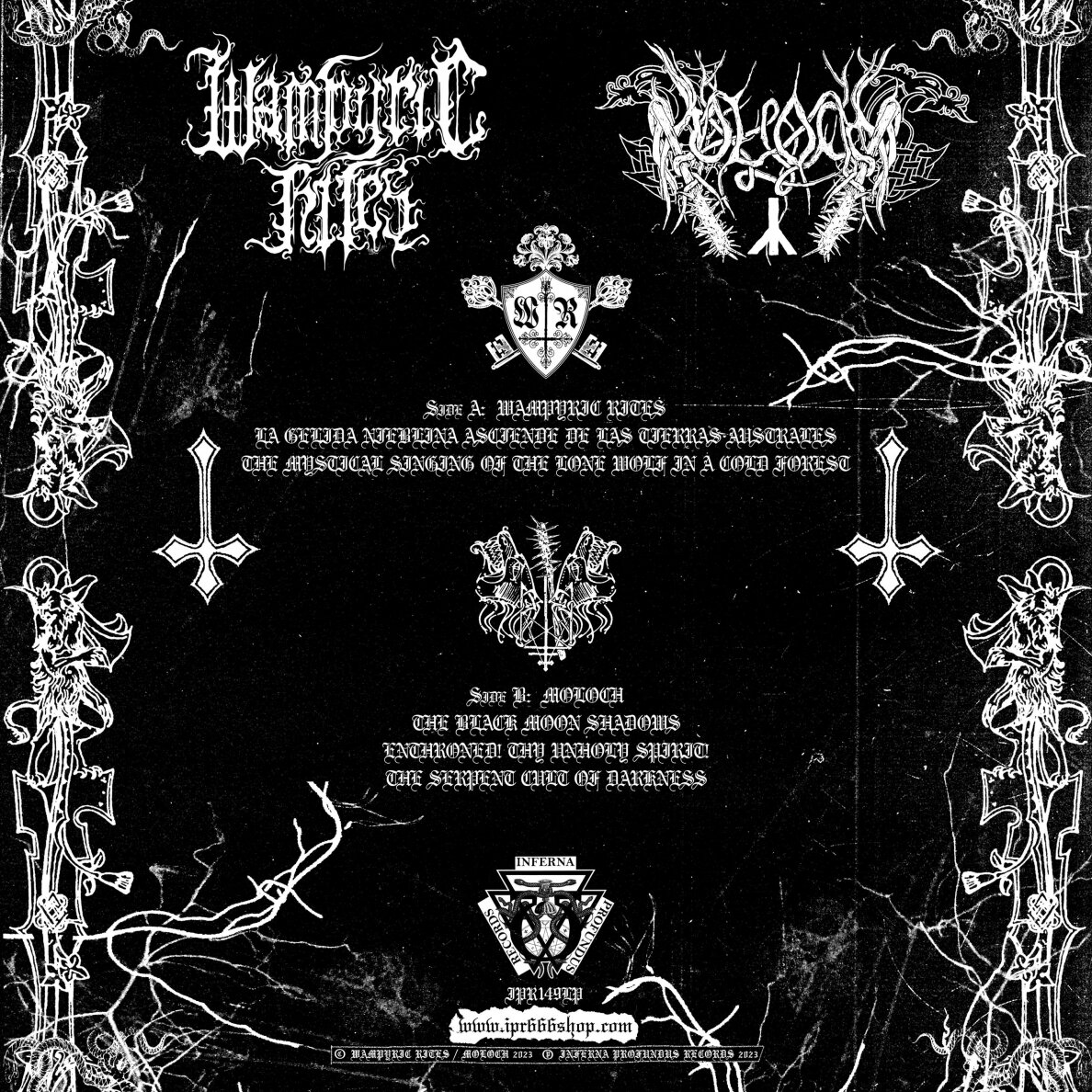 Wampyric Rites / Moloch - The Serpent Cult of Darkness LP 1 Wampyric Rites / Moloch - The Serpent Cult of Darkness LP 1