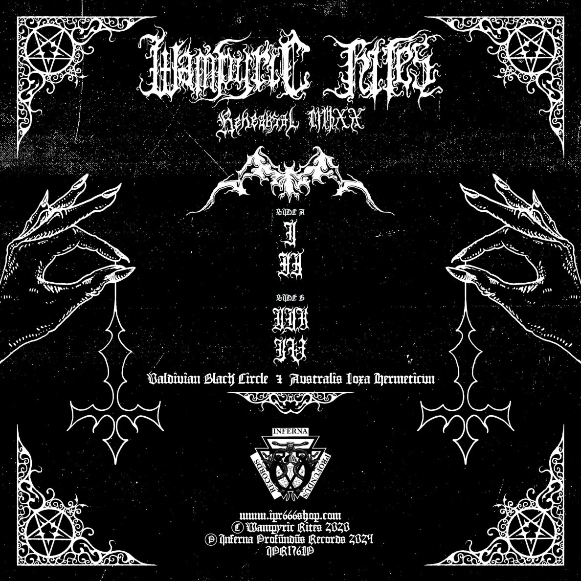 Wampyric Rites - Rehearsal MMXX LP 1 Wampyric Rites - Rehearsal MMXX LP 1