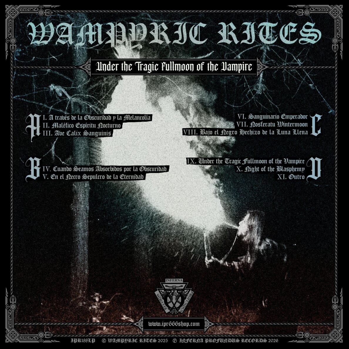 Wampyric Rites - Under the Tragic Fullmoon of the Vampire 2LP 1