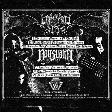 Wampyric Rites / Noirsuaire - Consecration Of Nocturnal Entities CD 1 Wampyric Rites / Noirsuaire - Consecration Of Nocturnal Entities CD 1